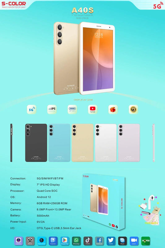 S Color A40s Tablet